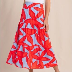 Southern Tide Vanna Garden Glory Maxi Skirt